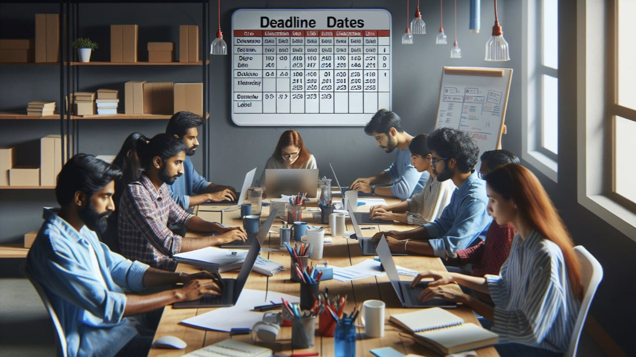 Meeting deadlines despite the chaos of a crazy busy schedule